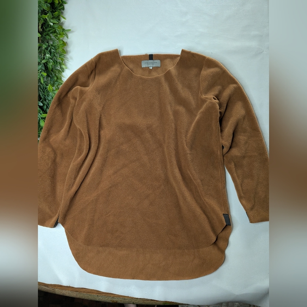 Henriette Steffensen Copenhagen Fleece Sweater Top Camel Size XL